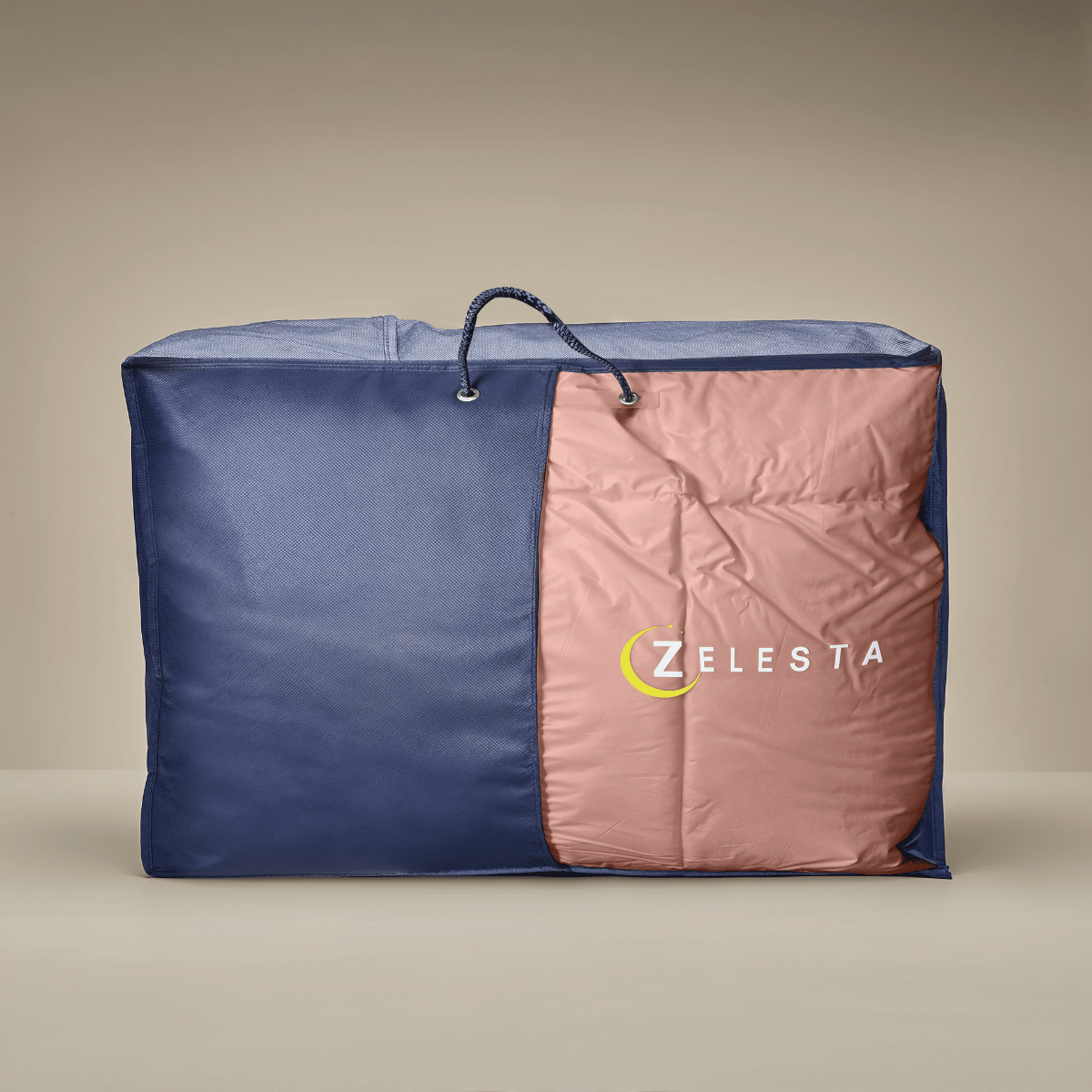 Zelesta Deluxe Duo Percale Katoenen Dekbed - Zalm & Perzik