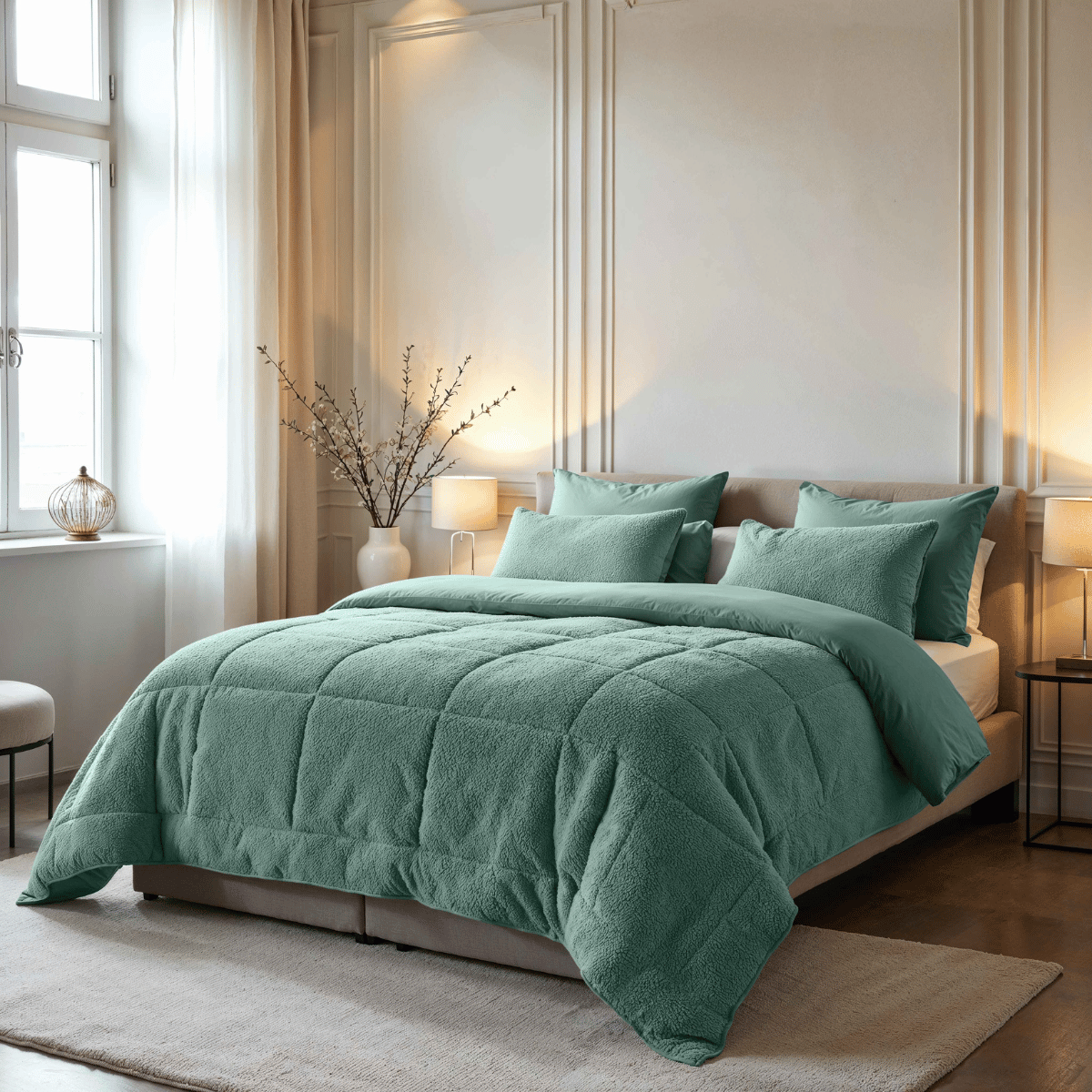 Zelesta Special Teddy Duvet - Green