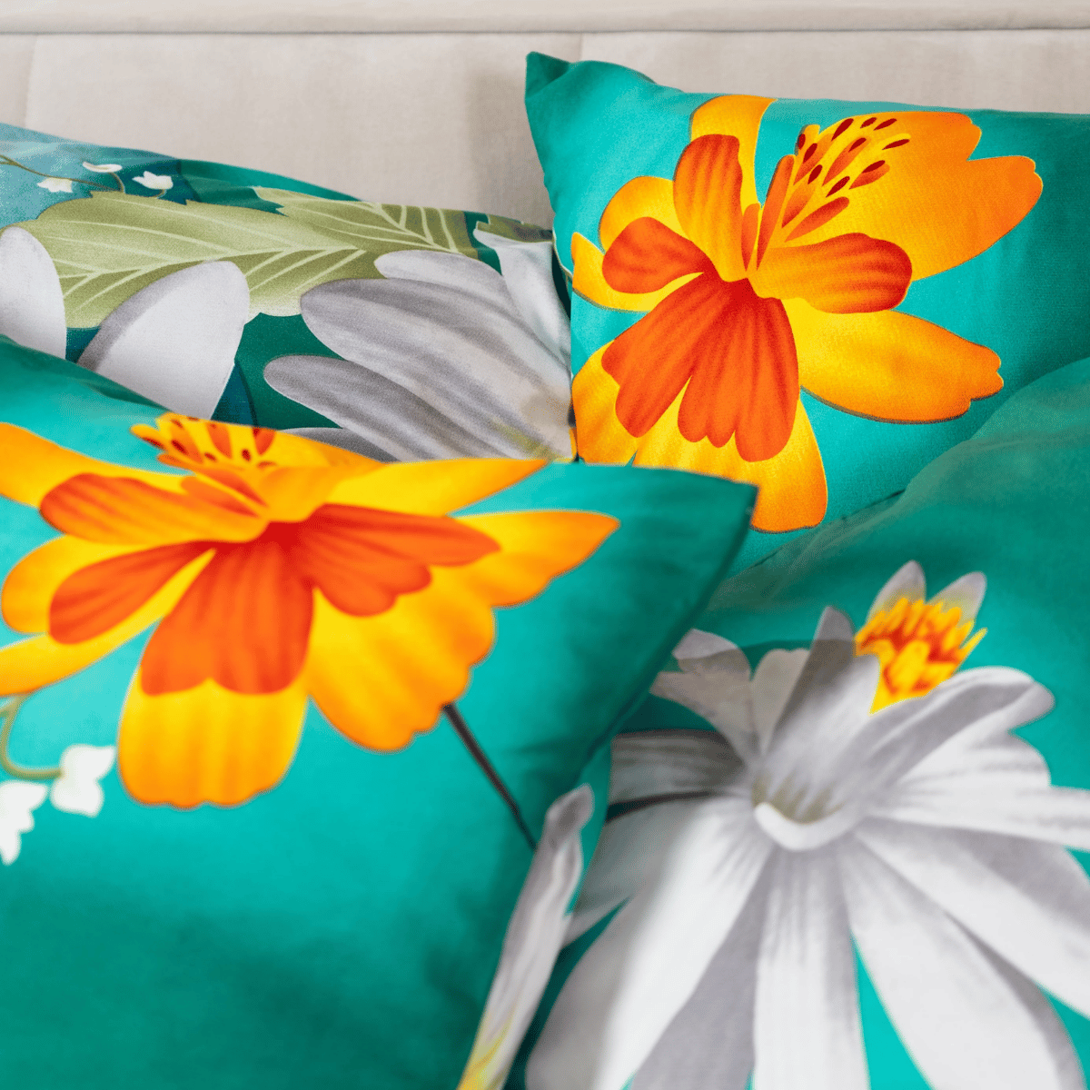 Zelesta Comfort Design Couette - Fleurs de printemps