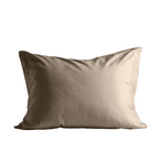 Zelesta Deluxe Uni Satin Cotton Pillowcase Set Of 2 - Walnut Brown, main product photo