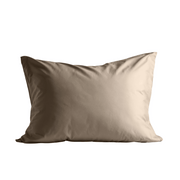 Zelesta Deluxe Uni Satin Cotton Pillowcase Set Of 2 - Walnut Brown