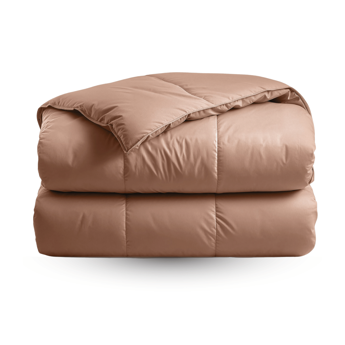 Zelesta Deluxe Uni Satijn Katoenen Dekbed - Aarderood