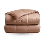Zelesta Deluxe Uni Satijn Katoenen Dekbed - Aarderood