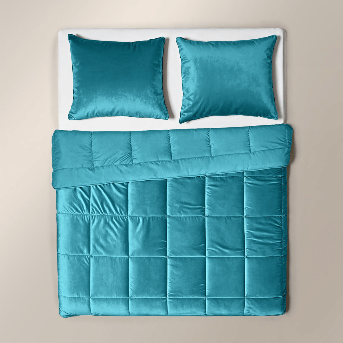 Zelesta Special Velvet Duvet - Petrol, product view 3