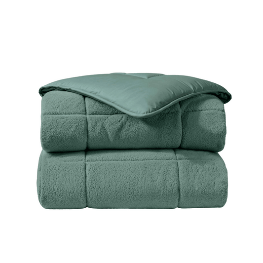 Zelesta Special Teddy Duvet - Green, main product photo
