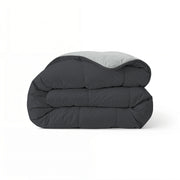 Zelesta Comfort Duo Couette - Noir doux & Gris argent