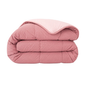 Zelesta Comfort Structure Seersucker Dekbed - Roze & Lichtroze