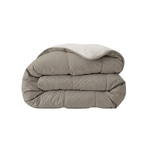 Zelesta Comfort Structure Seersucker Dekbed - Taupe & Beige