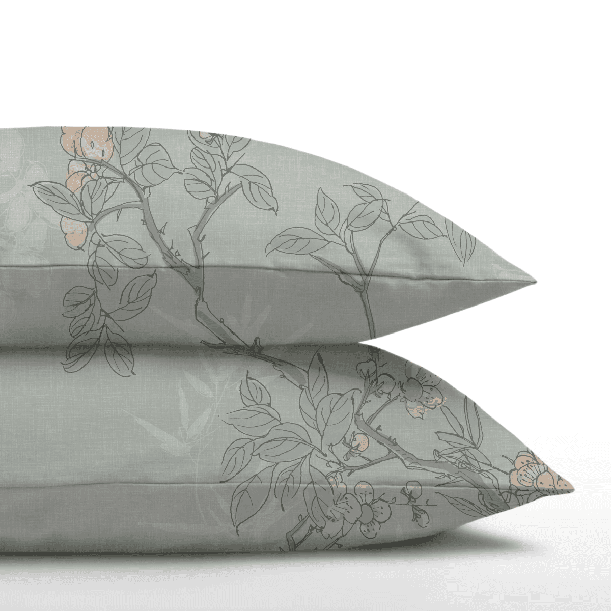 Zelesta Everyday Design Kussensloop Set van 2 - Aqua Forest