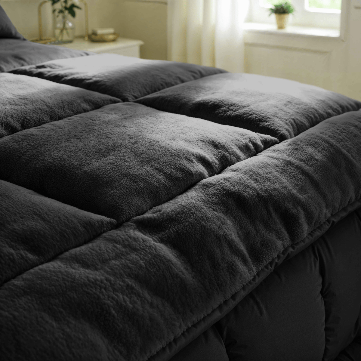 Zelesta Special Teddy Duvet - Anthracite