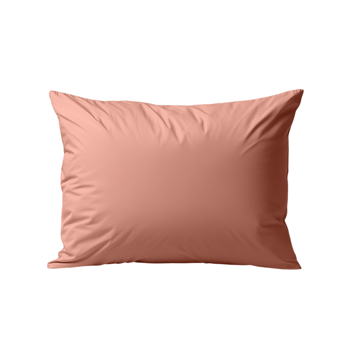 Zelesta Deluxe Percale Cotton Pillowcase Set Of 2 - Salmon, main product photo