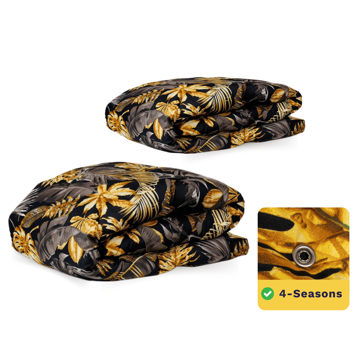 Zelesta Comfort Design 4-Season Duvet - Golden Leaves image