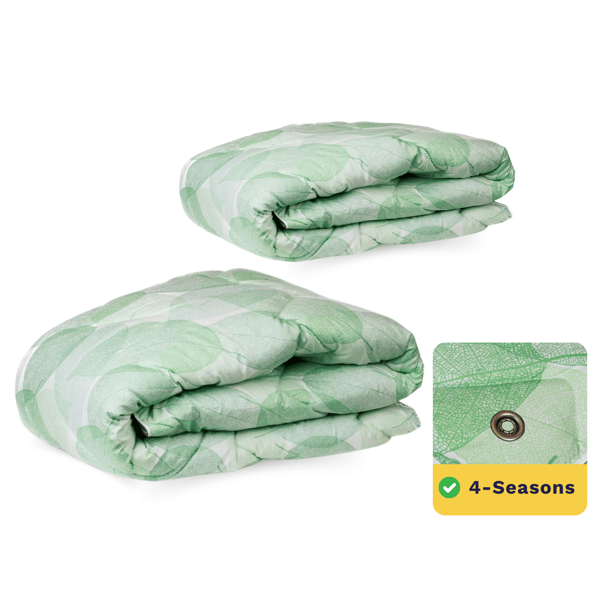 Zelesta Comfort Design 4-Season Duvet - Fresh Leaf image