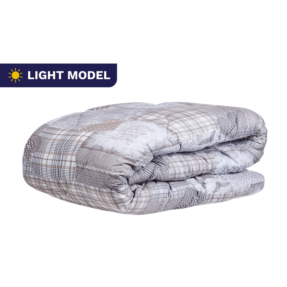Zelesta Comfort Design Summer Duvet - Patchwork Hearts