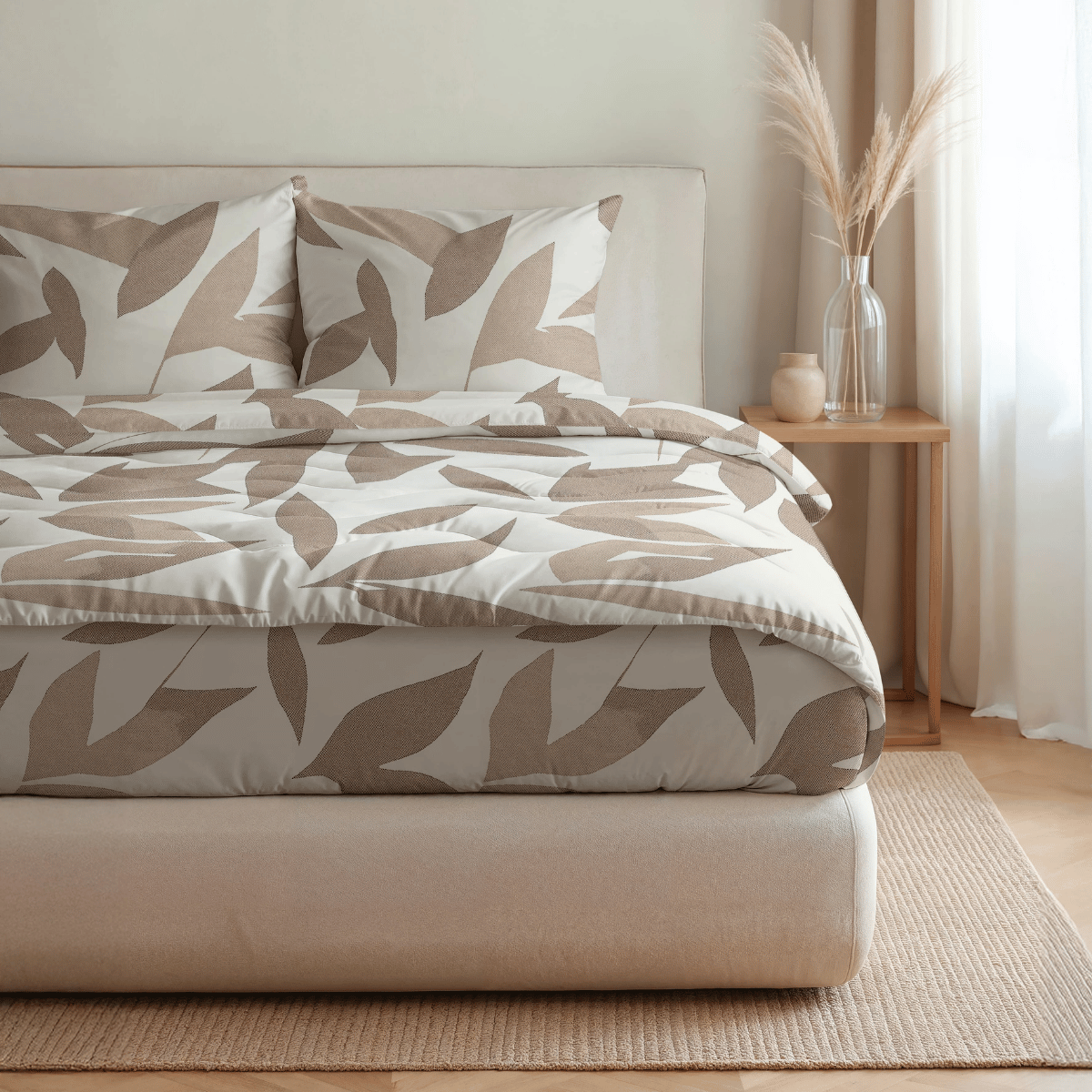 Zelesta Pure Design Cotton Duvet - Beige Autumn