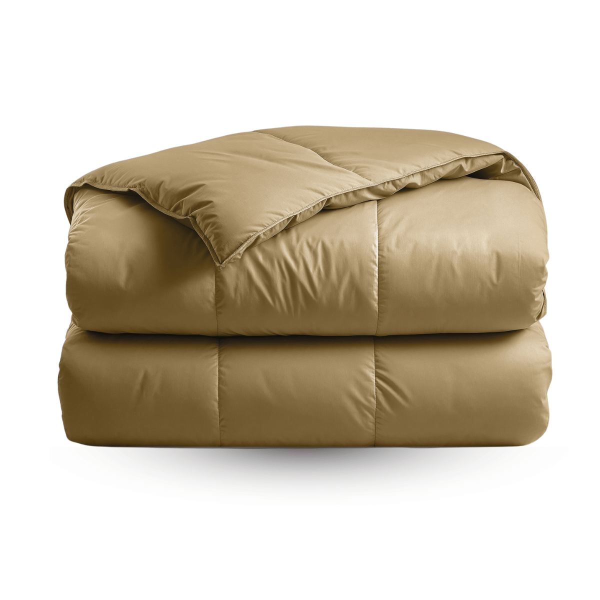 Zelesta Deluxe Uni Satin Cotton Couette - Jaune ocre