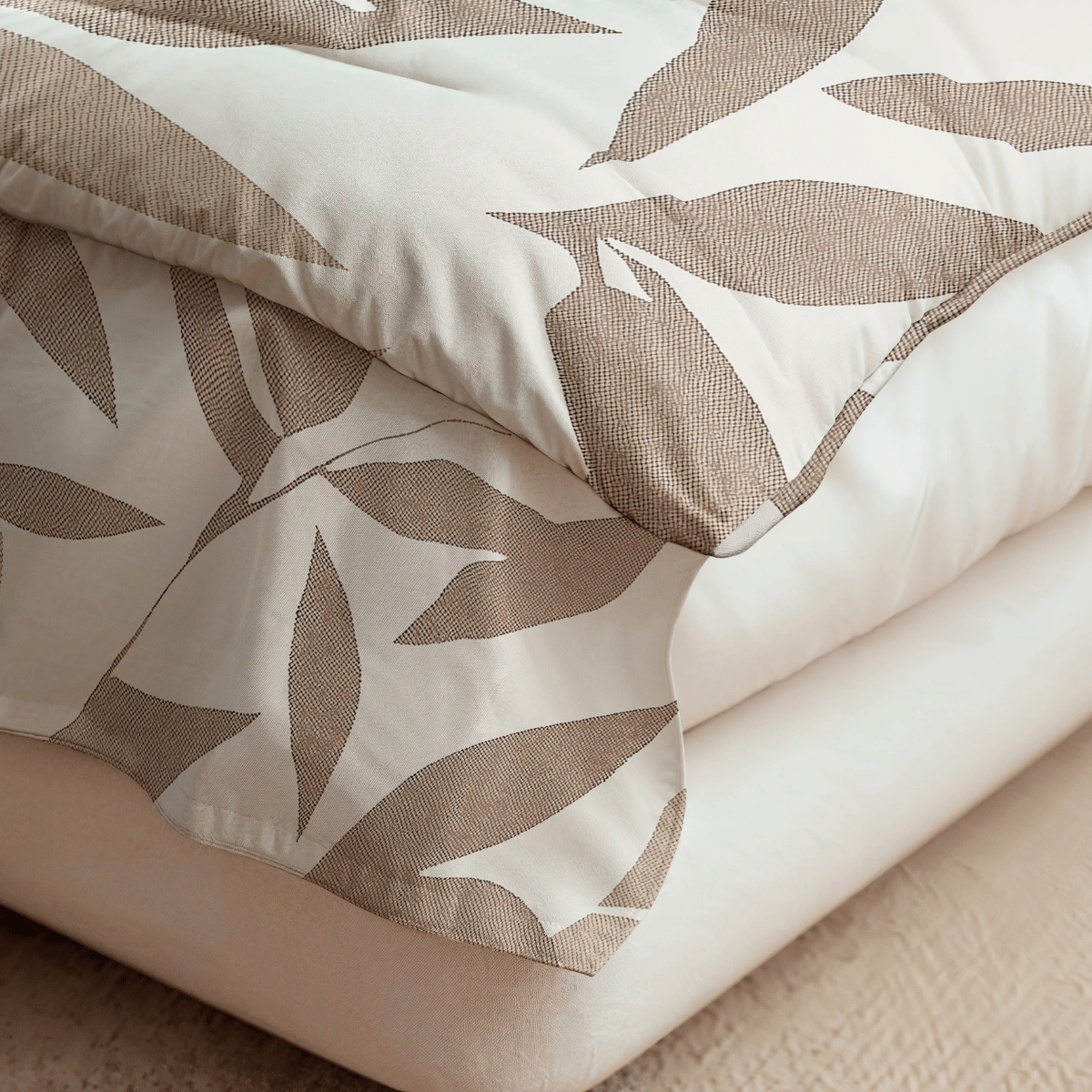 Zelesta Pure Design Cotton Duvet - Beige Autumn