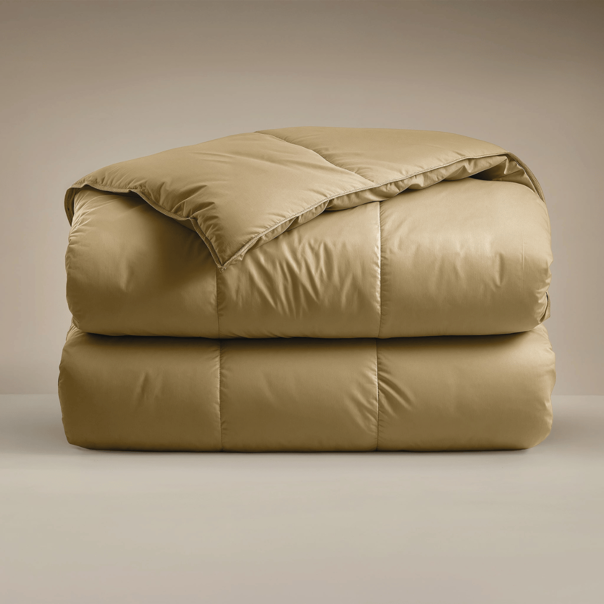 Zelesta Deluxe Uni Satin Cotton Couette - Jaune ocre