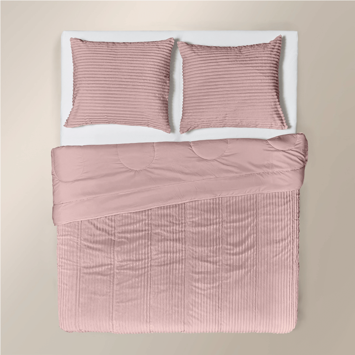 Zelesta Special Teddy Groove Couette - Vieux rose