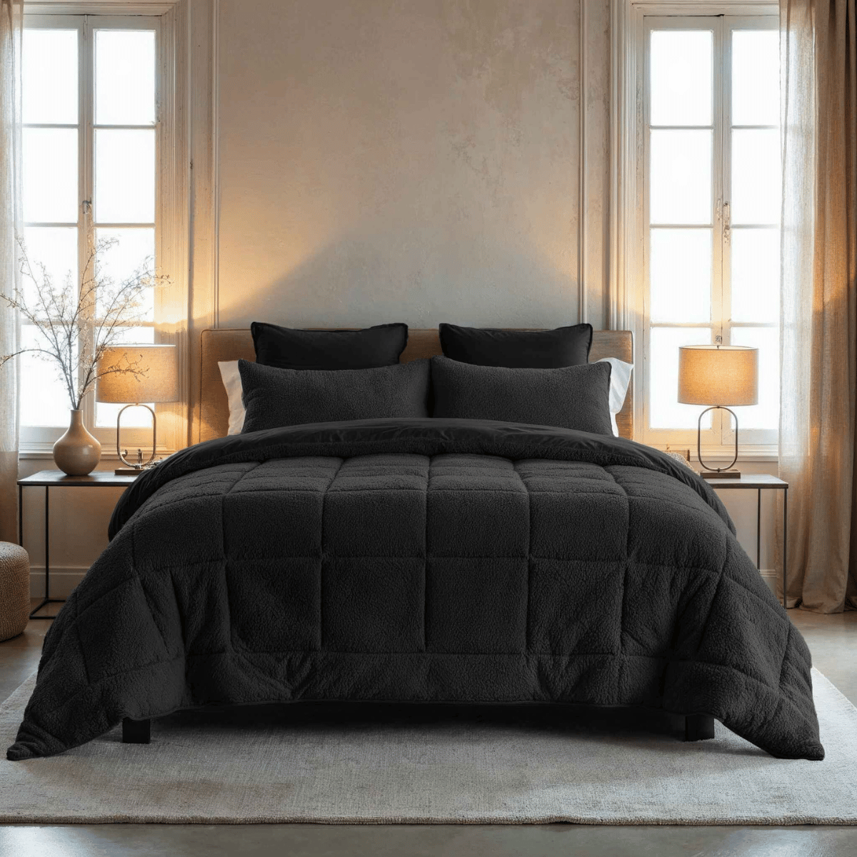 Zelesta Special Teddy Duvet - Anthracite