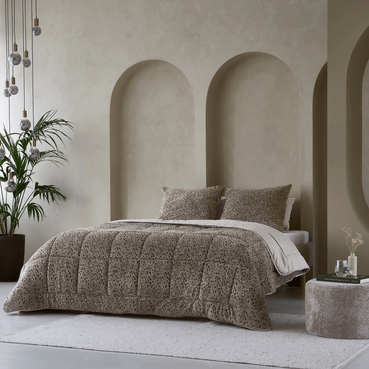 Zelesta Special Teddy Panther Couette - Taupe