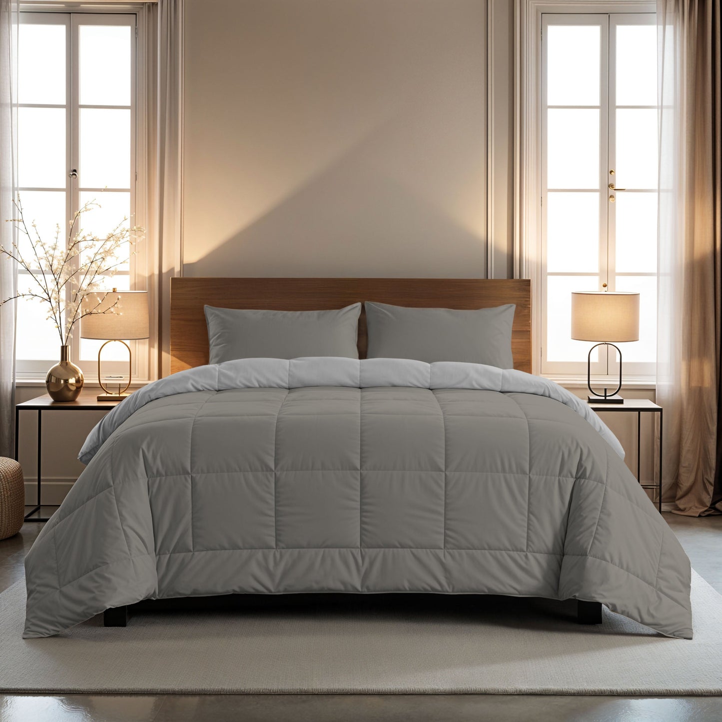 Zelesta Comfort Duo Taie d'oreiller - Gris