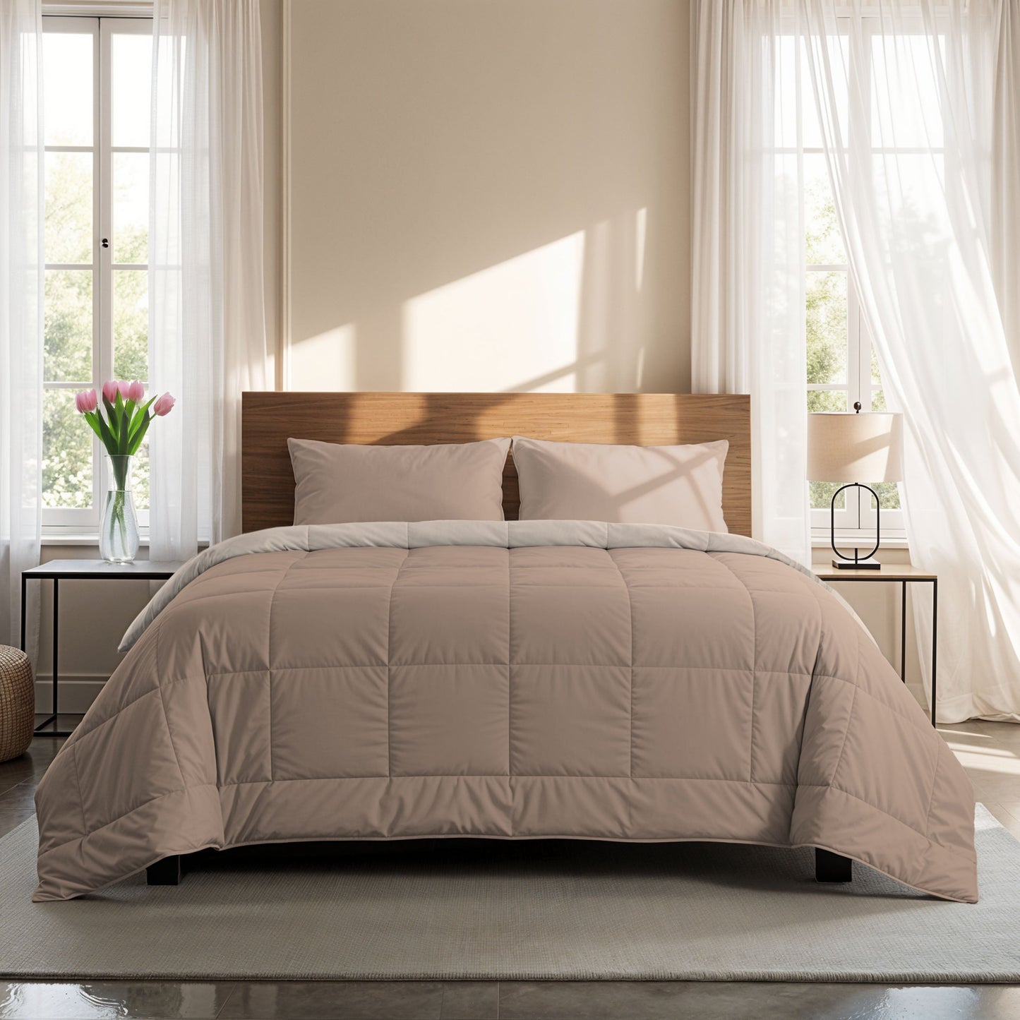 Zelesta Comfort Duo Summer Duvet - Terra & Sand