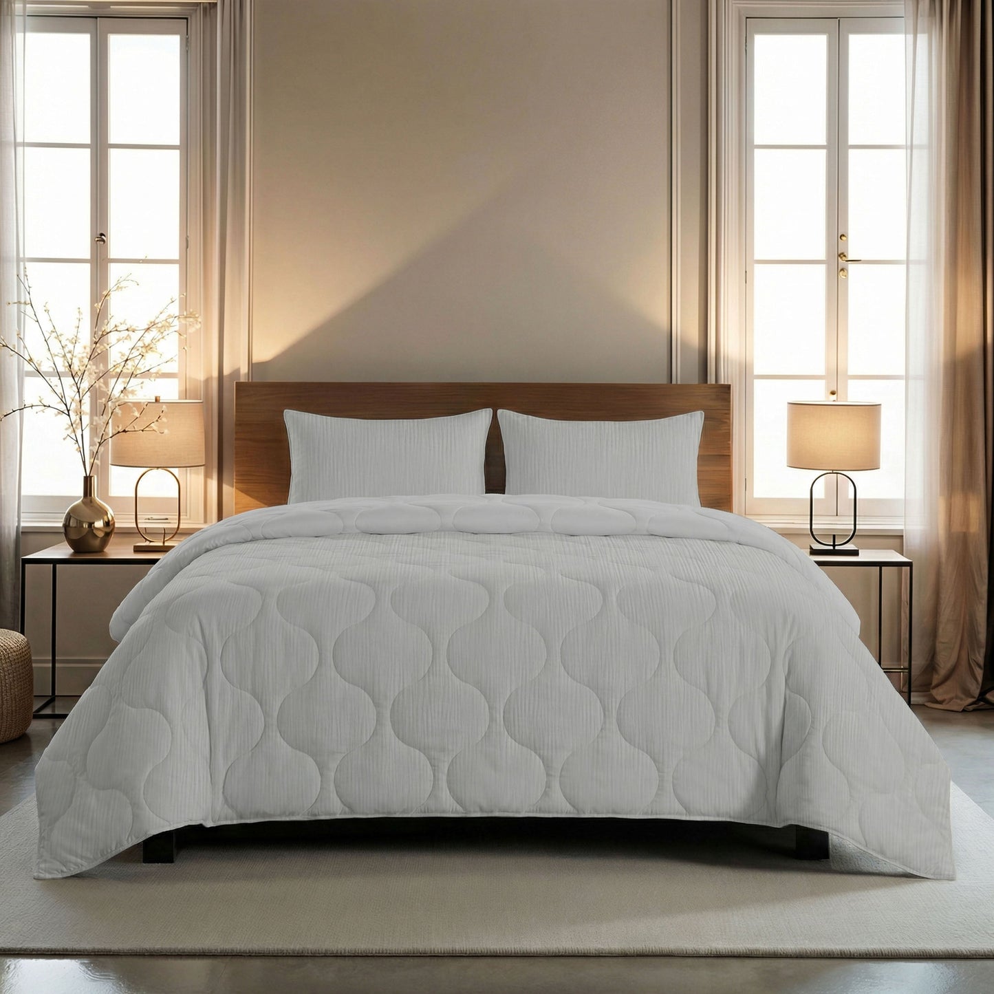 Zelesta Special Muslin Summer Duvet - Light Grey