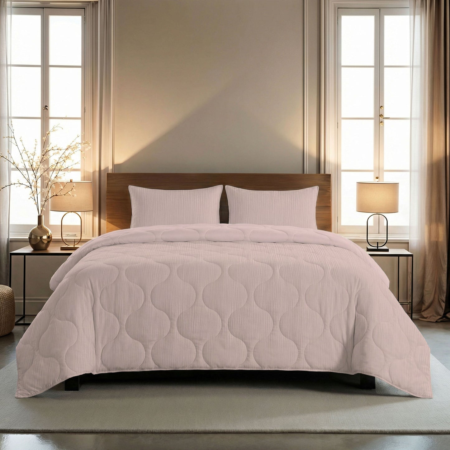 Zelesta Special Muslin Couette Été - Rose doux