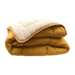 Zelesta Everyday Duo Duvet - Ochre Yellow & Linen