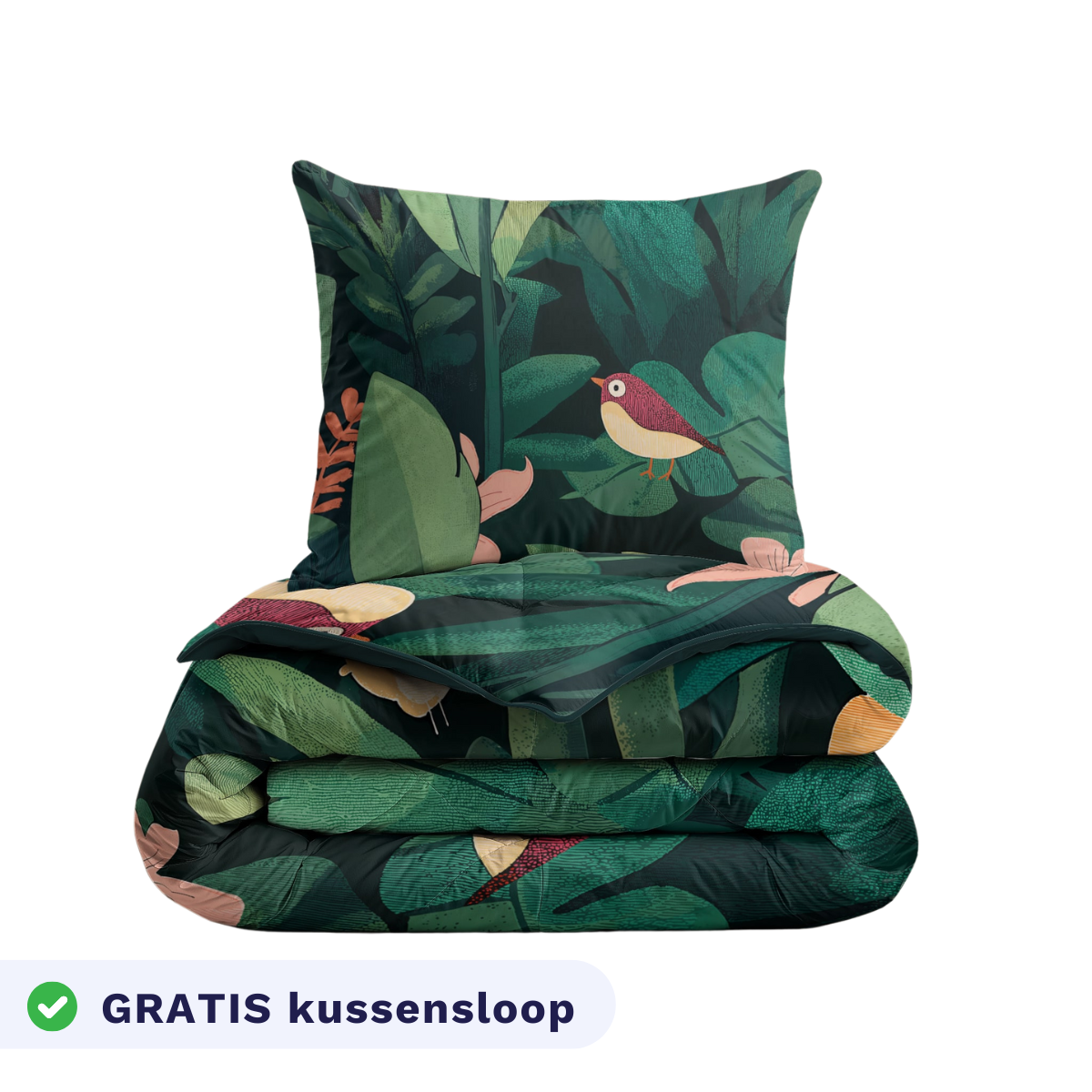 Zelesta Pure Kids Cotton Duvet in Jungle Journey, main product photo