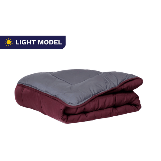 Zelesta Everyday Duo Summer Duvet - Purple & Anthracite