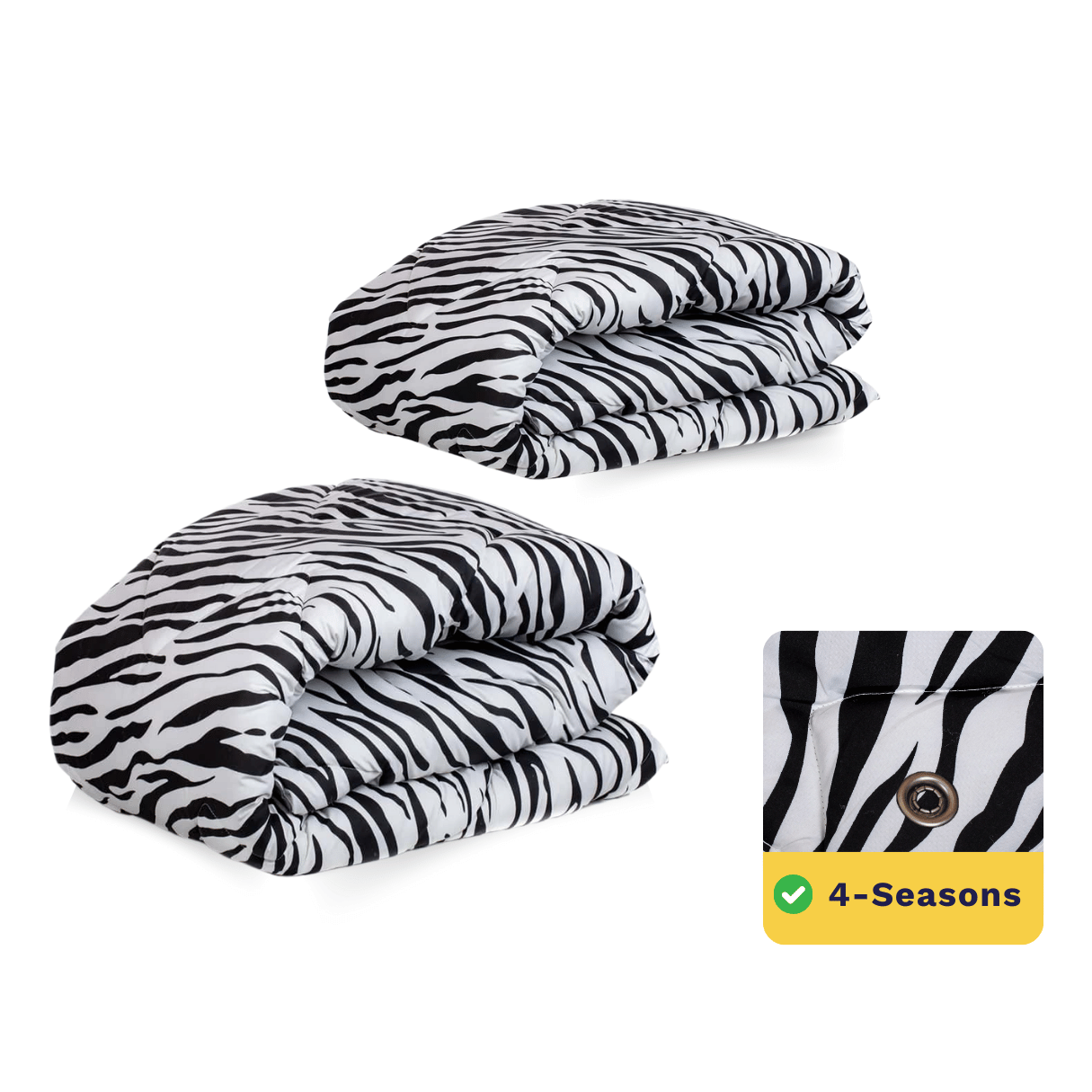 Zelesta Comfort Design 4-Season Duvet - Zebra Skin image