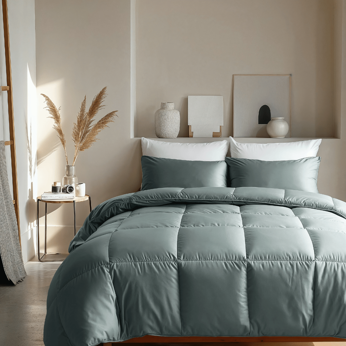Zelesta Deluxe Uni Satin Cotton Duvet - Green