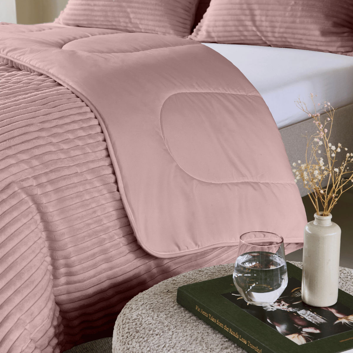 Zelesta Special Teddy Groove Couette - Vieux rose