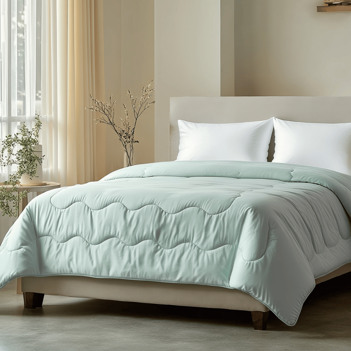 Zelesta Special Cooling Summer Duvet - Mint Green image