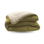 Zelesta Comfort Kids Duvet - Cream & Olive Green, lifestyle photo in a children's bedroom