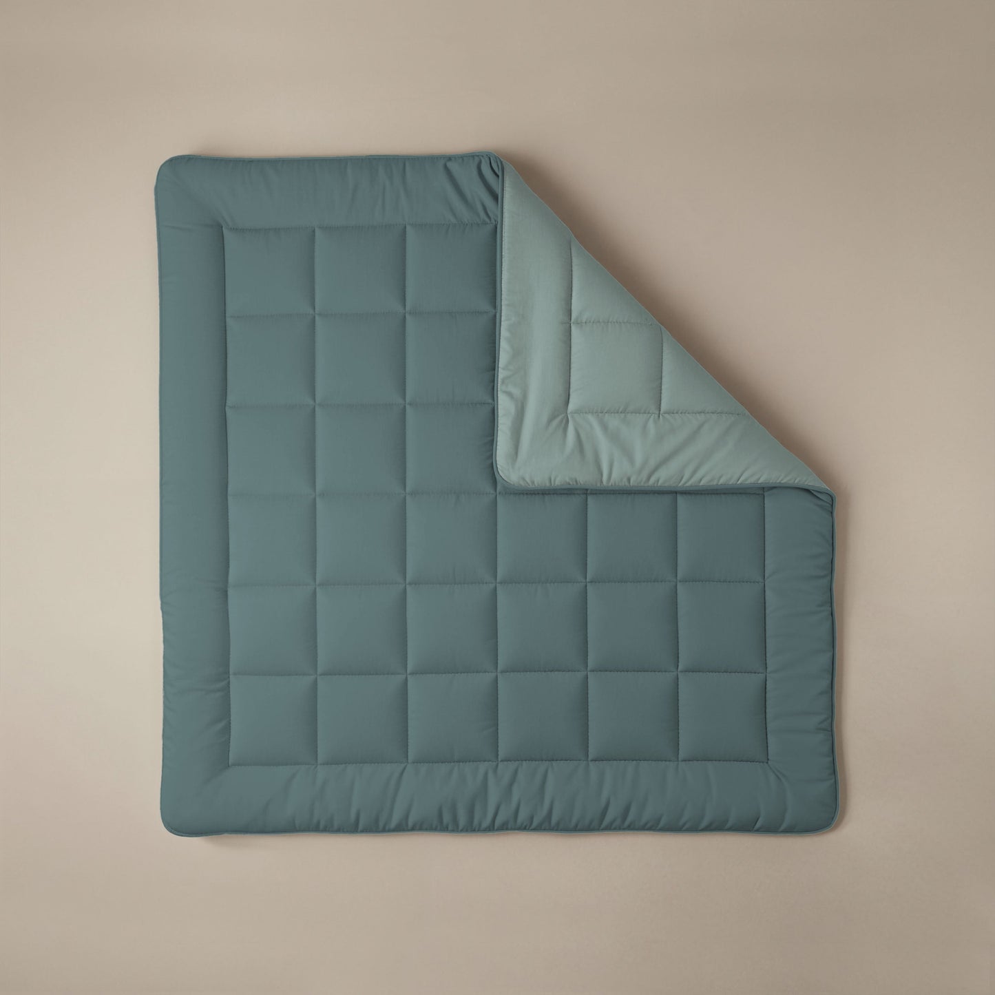 Zelesta Comfort Duo Couette - Minéral & Bleu clair