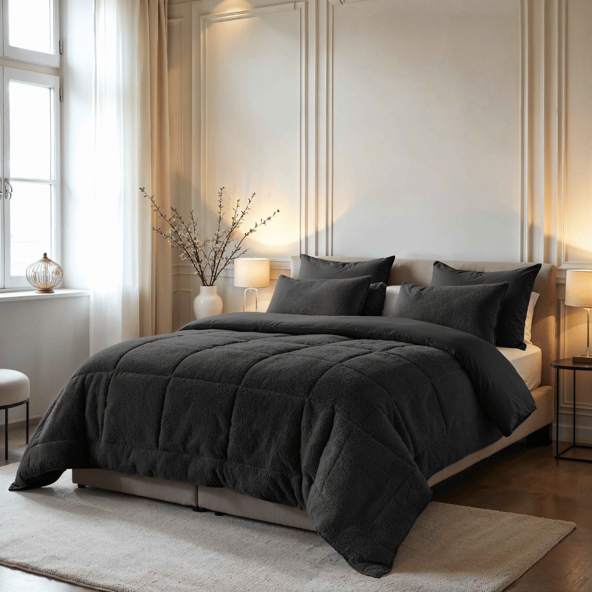 Zelesta Special Teddy Duvet - Anthracite