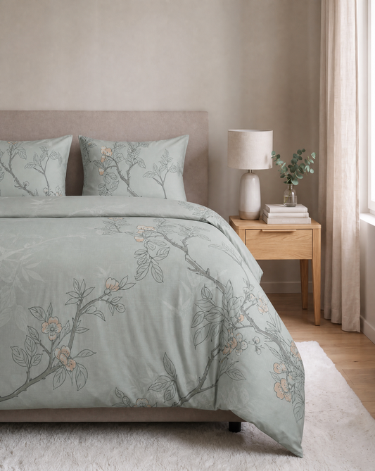 Zelesta Everyday Design Kussensloop Set van 2 - Aqua Forest