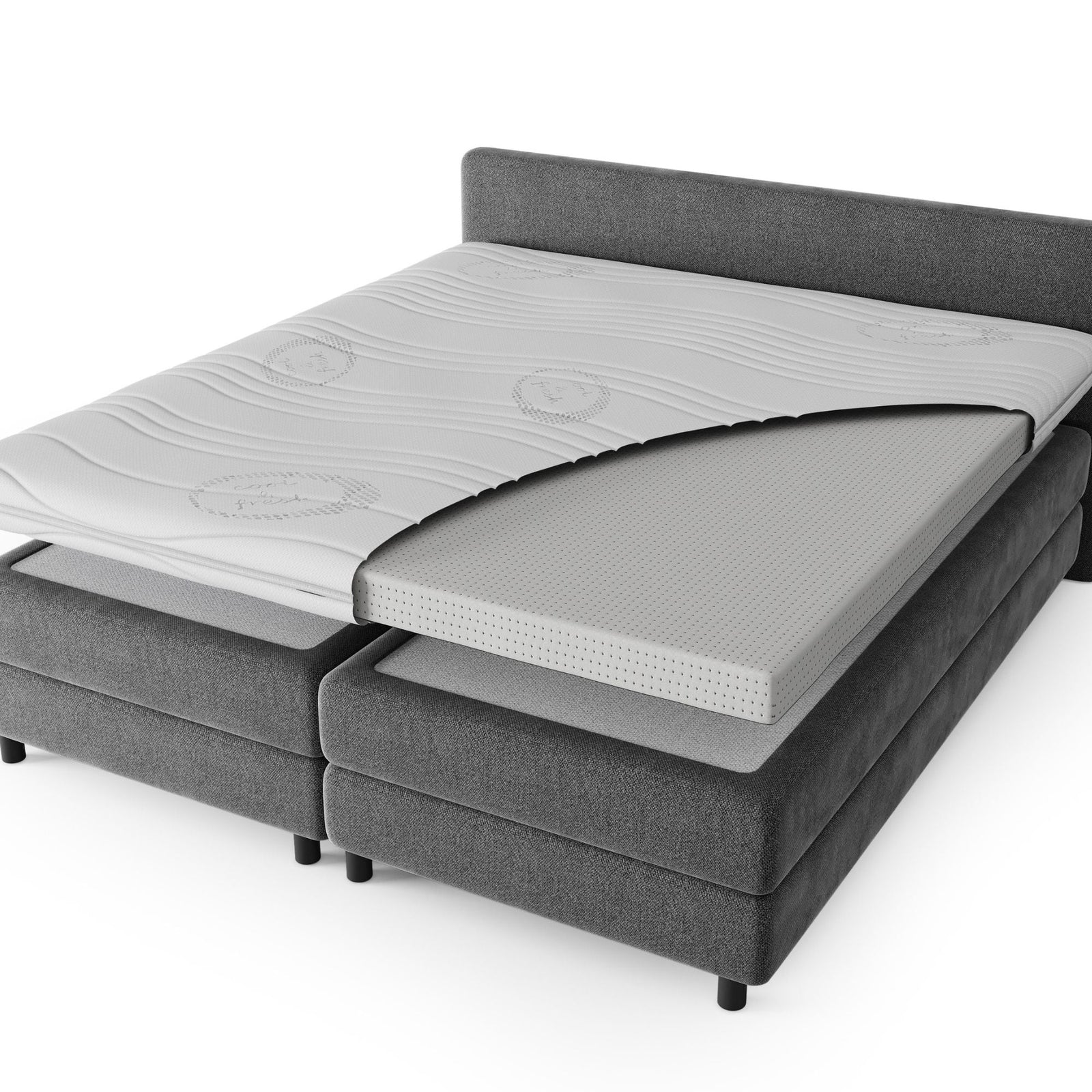 Zelesta Mattress Topper - NASA Foam Cool Fresh Cover image