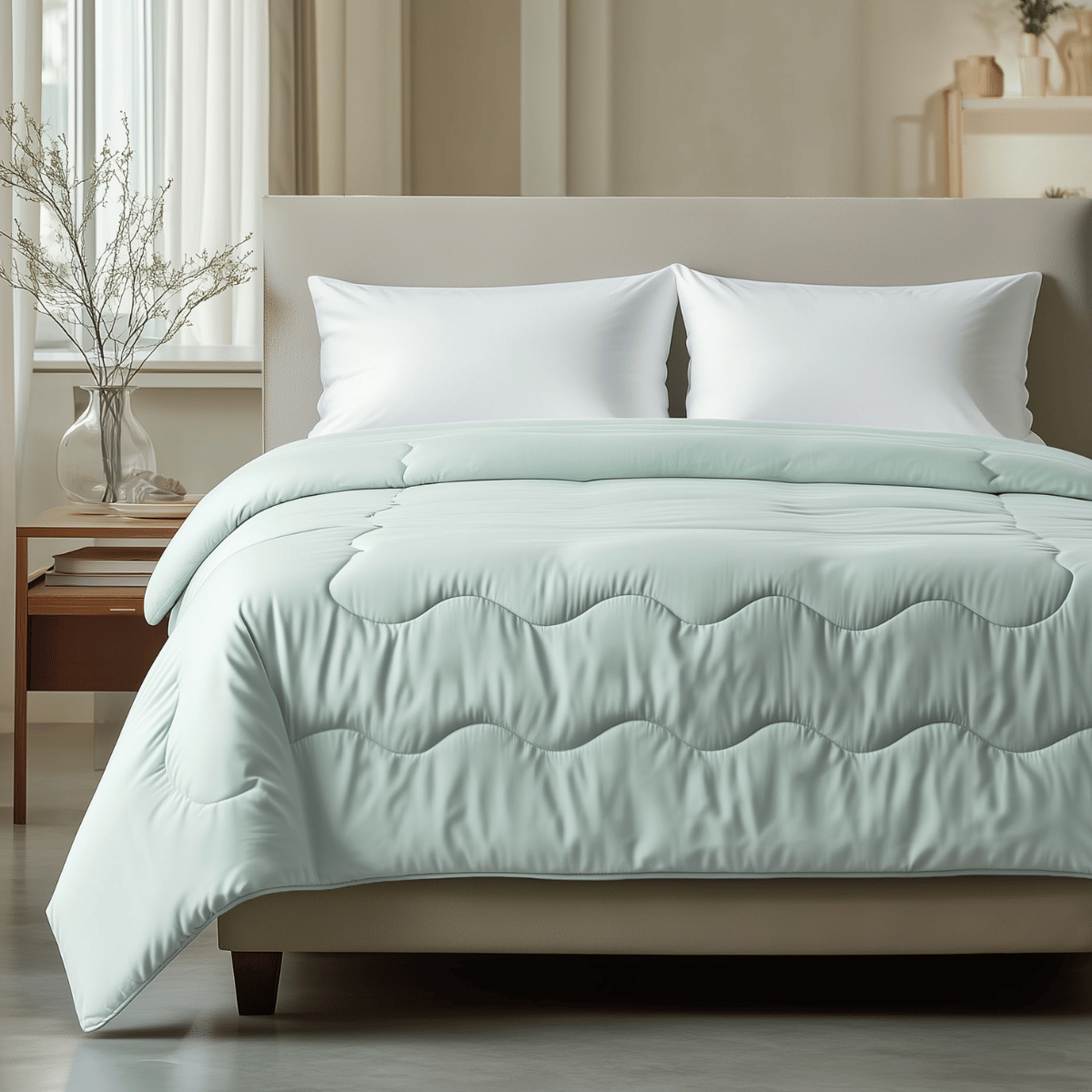 Zelesta Special Cooling Summer Duvet - Mint Green image