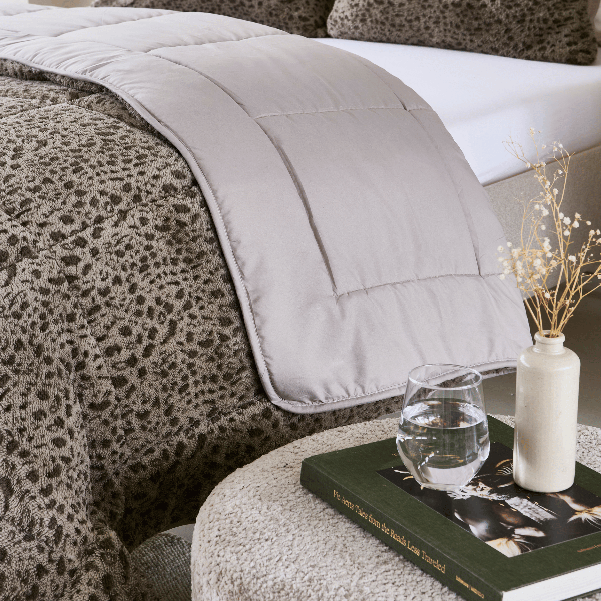 Zelesta Special Teddy Panther Couette - Taupe