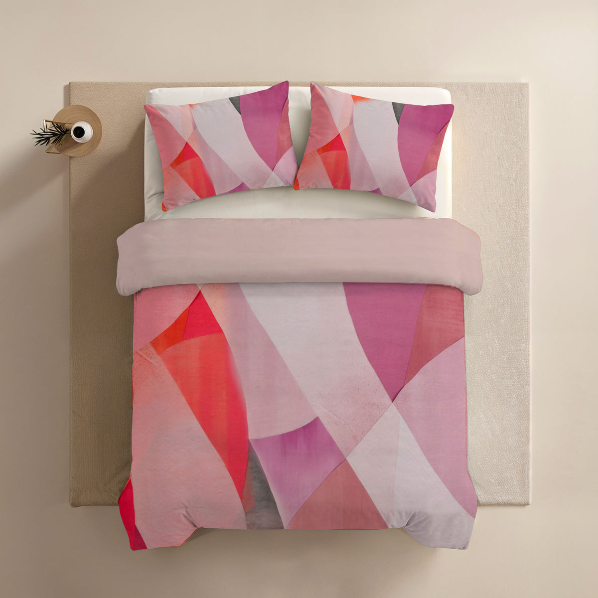 Couette Zelesta Comfort Design Sans Coutures - Colour Block Pink