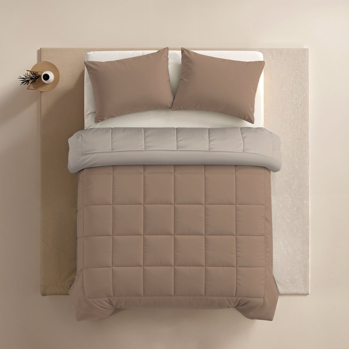 Zelesta Comfort Duo Dekbed - Terra & Zand