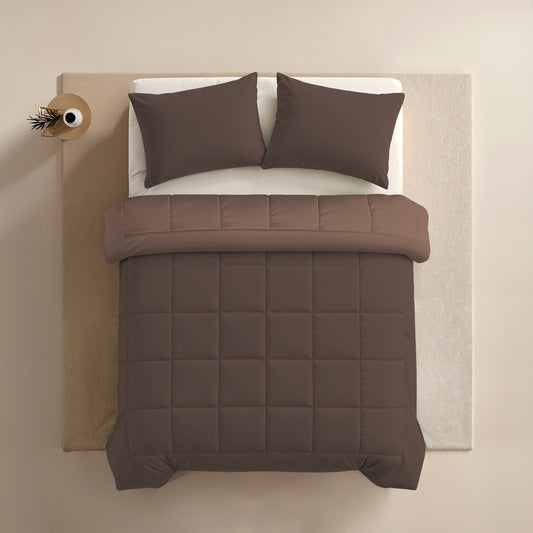 Zelesta Comfort Duo Kussensloop - Chocoladebruin
