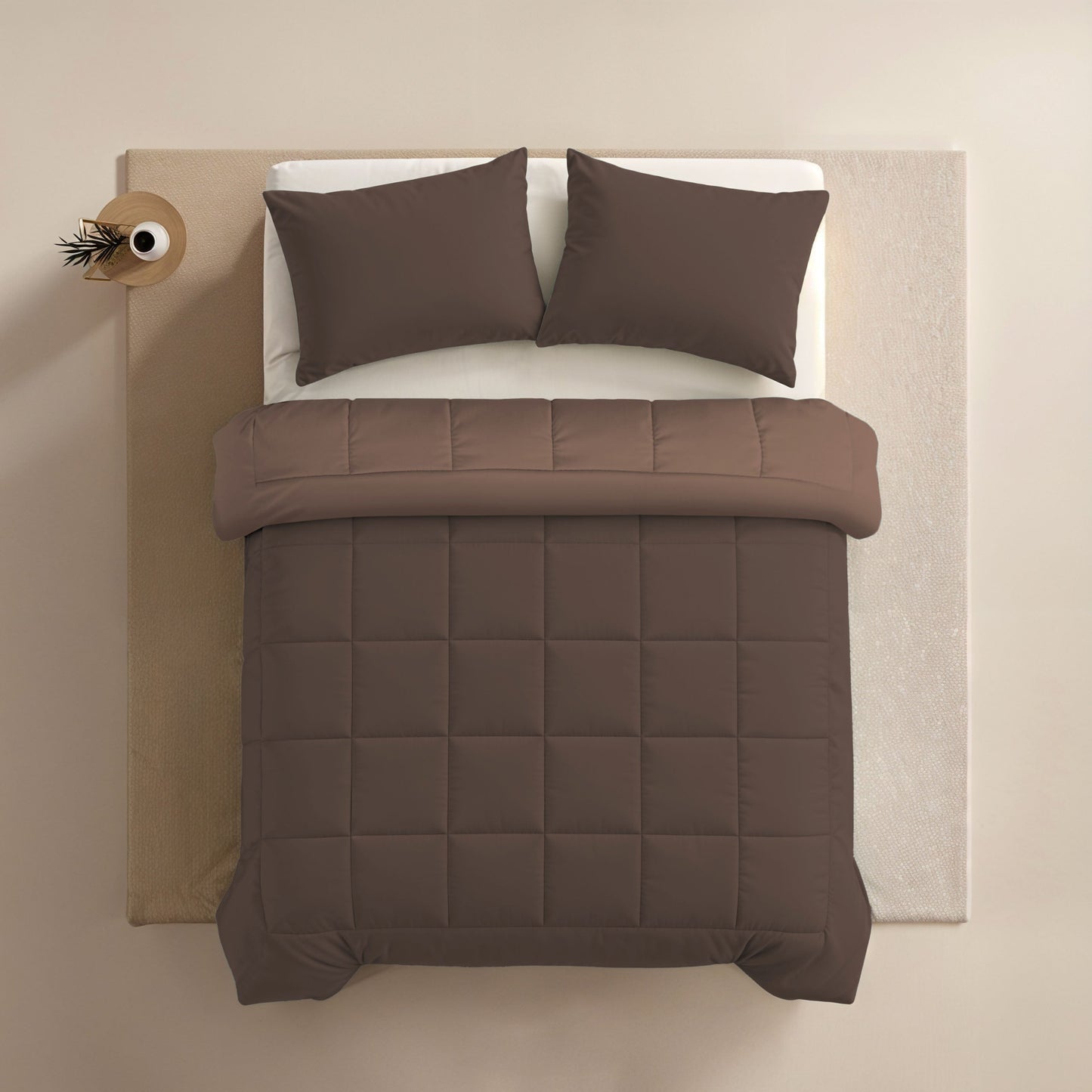 Zelesta Comfort Duo Dekbed - Chocoladebruin & Mokka