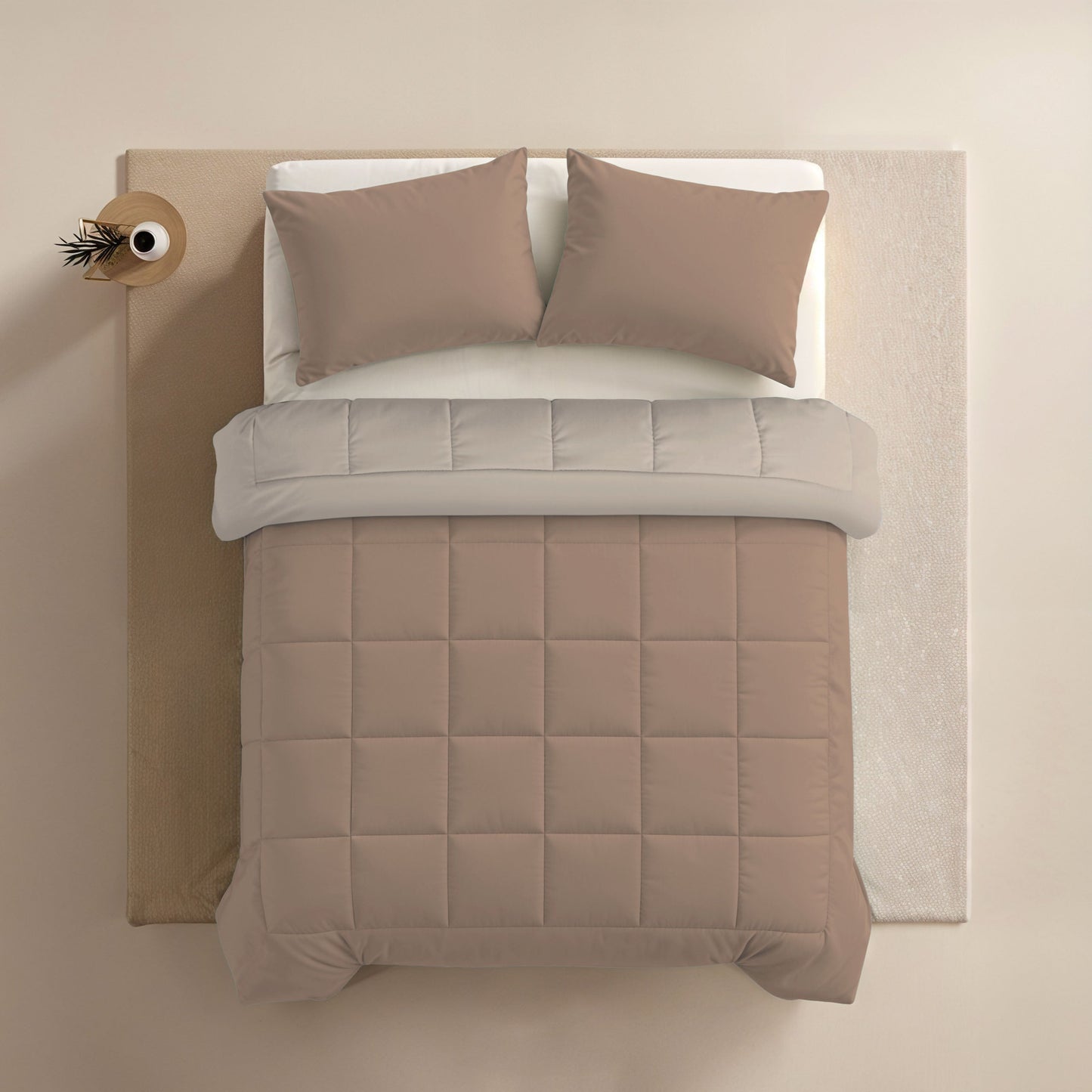 Zelesta Comfort Duo Summer Duvet - Terra & Sand