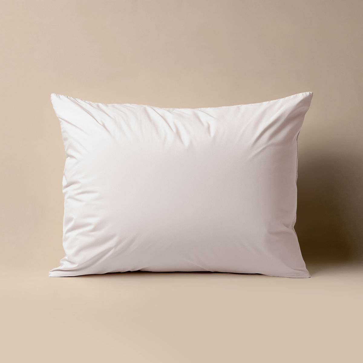 Zelesta Deluxe Percale Katoenen Kussensloop Set van 2 - Crème