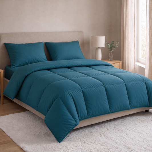 Zelesta Everyday Unie Taies d'Oreiller - Set de 2 - Minuit
